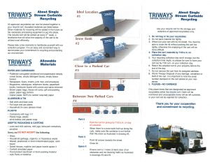 Triways Curbside Waste and Recycling Information