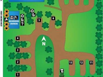 Val Marie Campground & Spray Park Map